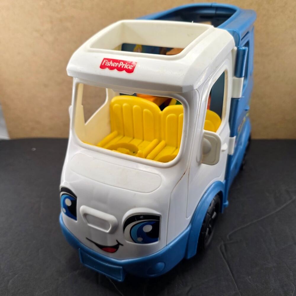 Fisher Price Little People Camping Camper Van RV Imaginary Playtime Toddler